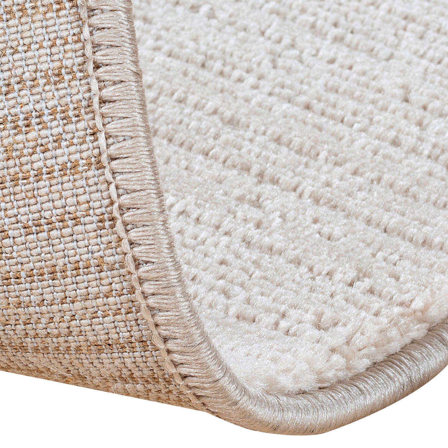 Tapis rond uni LIMA 1050 Beige – 2250 g/m²