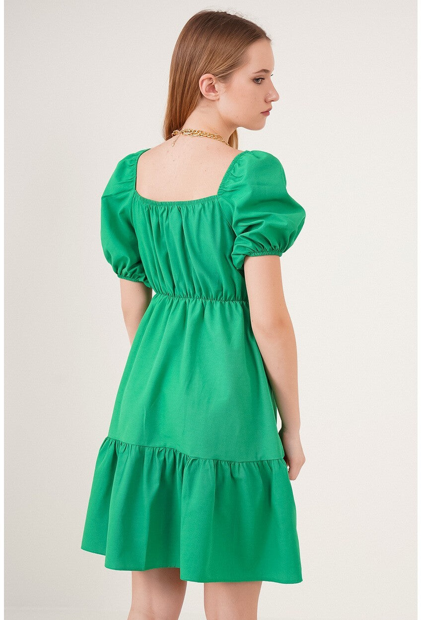 Robe Evasée en Popeline