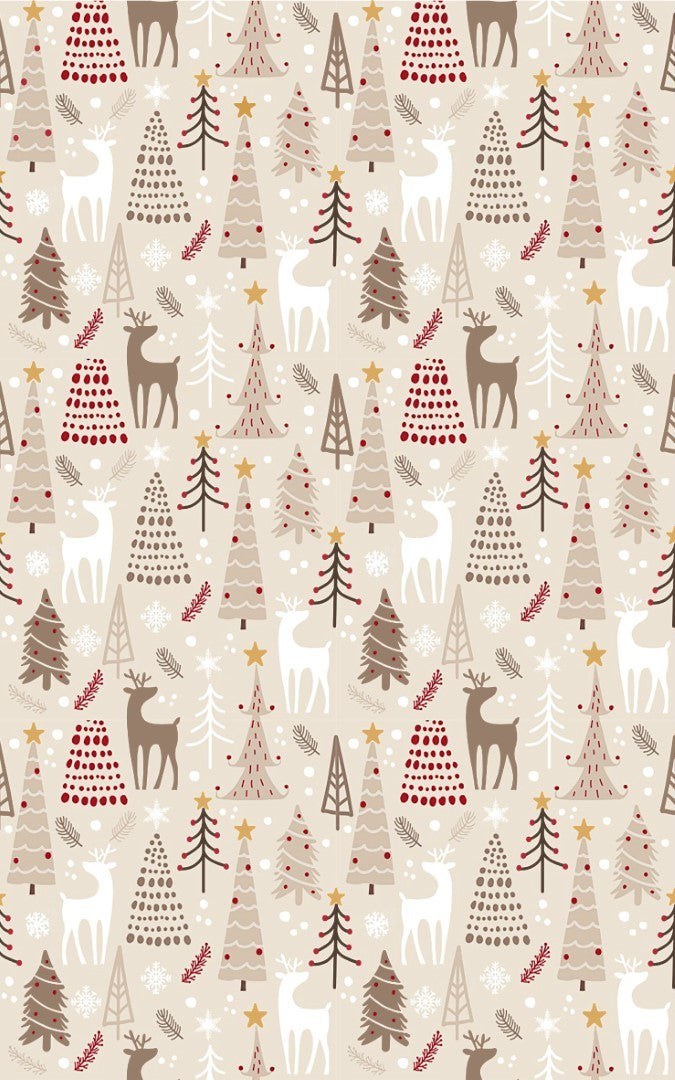 Tapis de Noel Beige