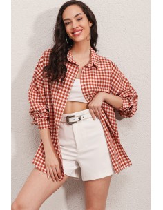 Chemise Oversize à Carreaux MT Clothes
