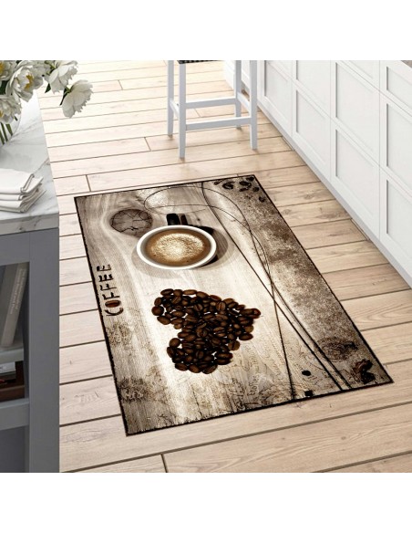 Tapis de cuisine COFFEE Mani Textile