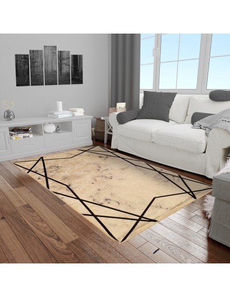 Tapis de salon Croisé Mani Textile