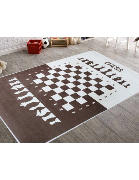 Tapis de chambre Echec Mani Textile