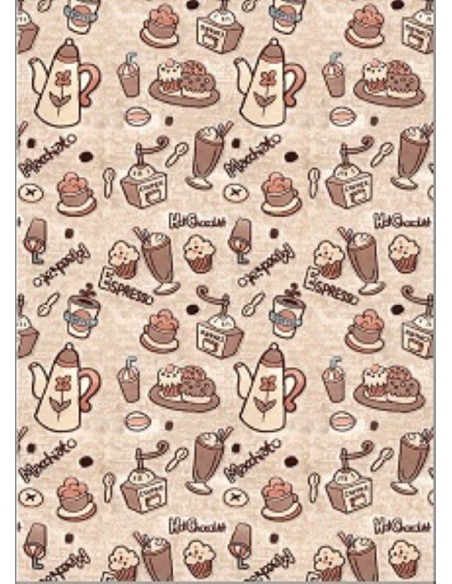 Tapis de cuisine ESPRESSO Mani Textile