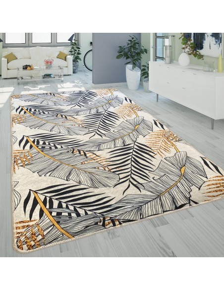 Tapis de salon Feuille Mani Textile