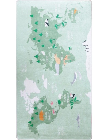 Tapis Enfant Monde Mani Textile