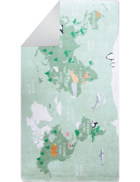 Tapis Enfant Monde Mani Textile