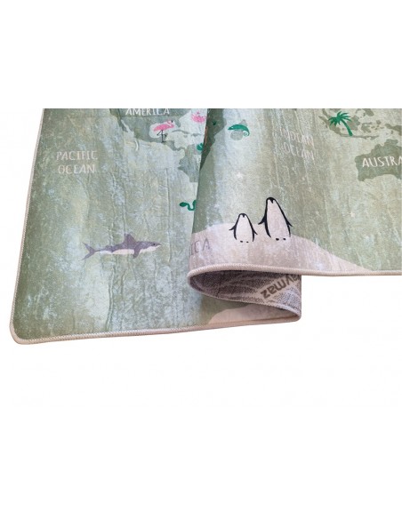 Tapis Enfant Monde Mani Textile