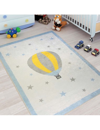 Tapis Enfant MONGOLFIERE Mani Textile
