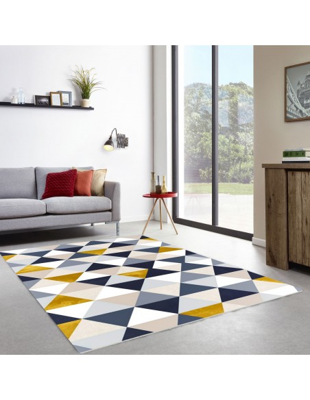 Tapis de salon Triangle Mani Textile