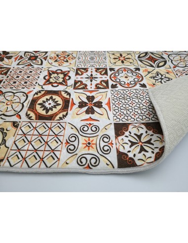 Tapis de Cuisine Carreaux de Ciment