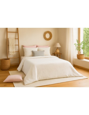 Parure de lit UNI Gaze de Coton