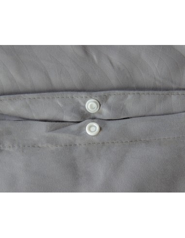 Parure de Lit Microfibre Frappée – Gris