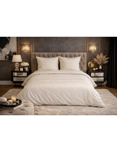Parure de Lit Microfibre Frappée – Beige