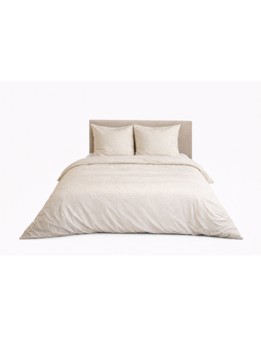 Parure de Lit Microfibre Frappée – Beige