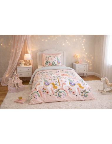 Parure de Lit Enfant Réversible motif...