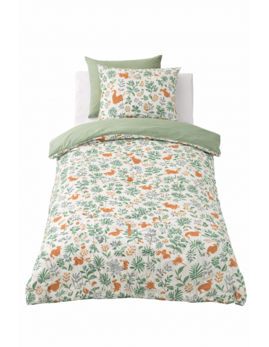 Parure de lit Enfant, PIERROT, coton...