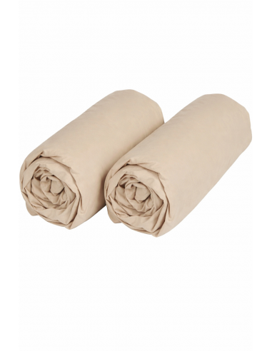 Lot de 2 drap housse Microfibre