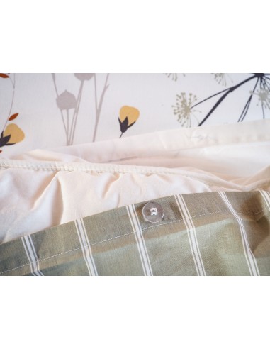 Parure de lit FLEUR ZEN – 100% coton...
