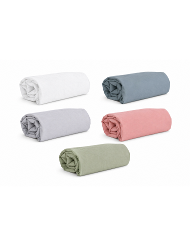 Drap Housse Percale de Coton 65 fils/cm²