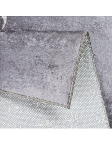 Tapis de Cuisine “KITCHEN” Gris/Blanc