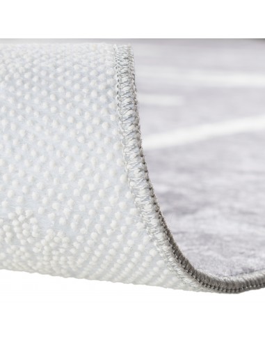 Tapis de Cuisine “KITCHEN” Gris/Blanc