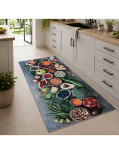 Tapis de cuisine disponible en 65x180, 80x300, 120x170 et 170x200 cm