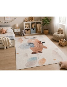 Tapis Enfant Avion Rêveur