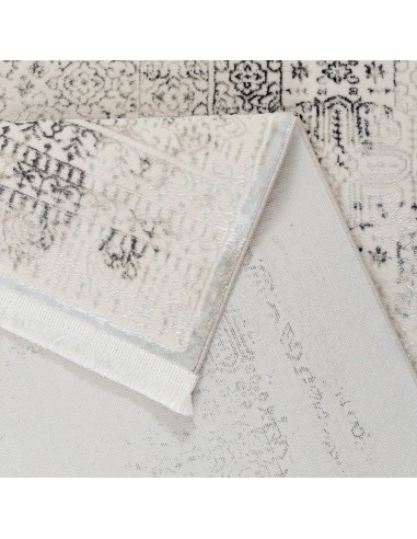 Tapis Vintage Élégance Crème & Gris