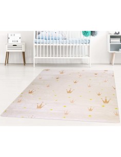 Tapis Enfant Crown Ecru