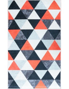 Tapis Triangle Rouge