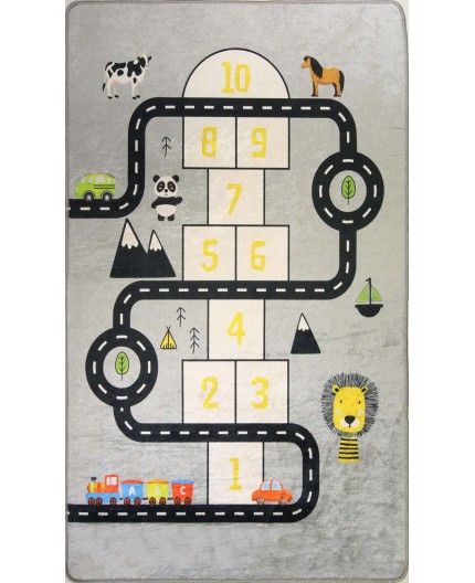 Tapis Enfant Circuit et Marelle