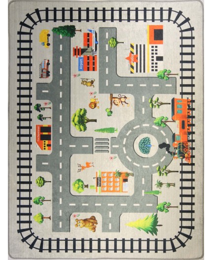 Tapis Enfant CIRCUIT ZOO