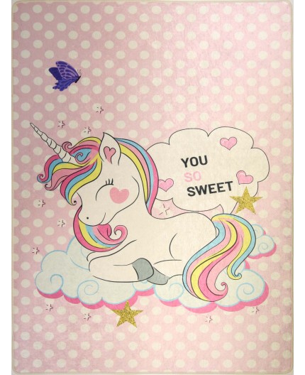 Tapis De Sol Licorne Pour Chambre De Fille, Tapis Cheval Blanc