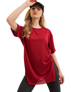 T-shirt Oversize, Rouge