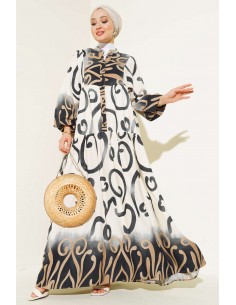 Robe à motifs authentiques