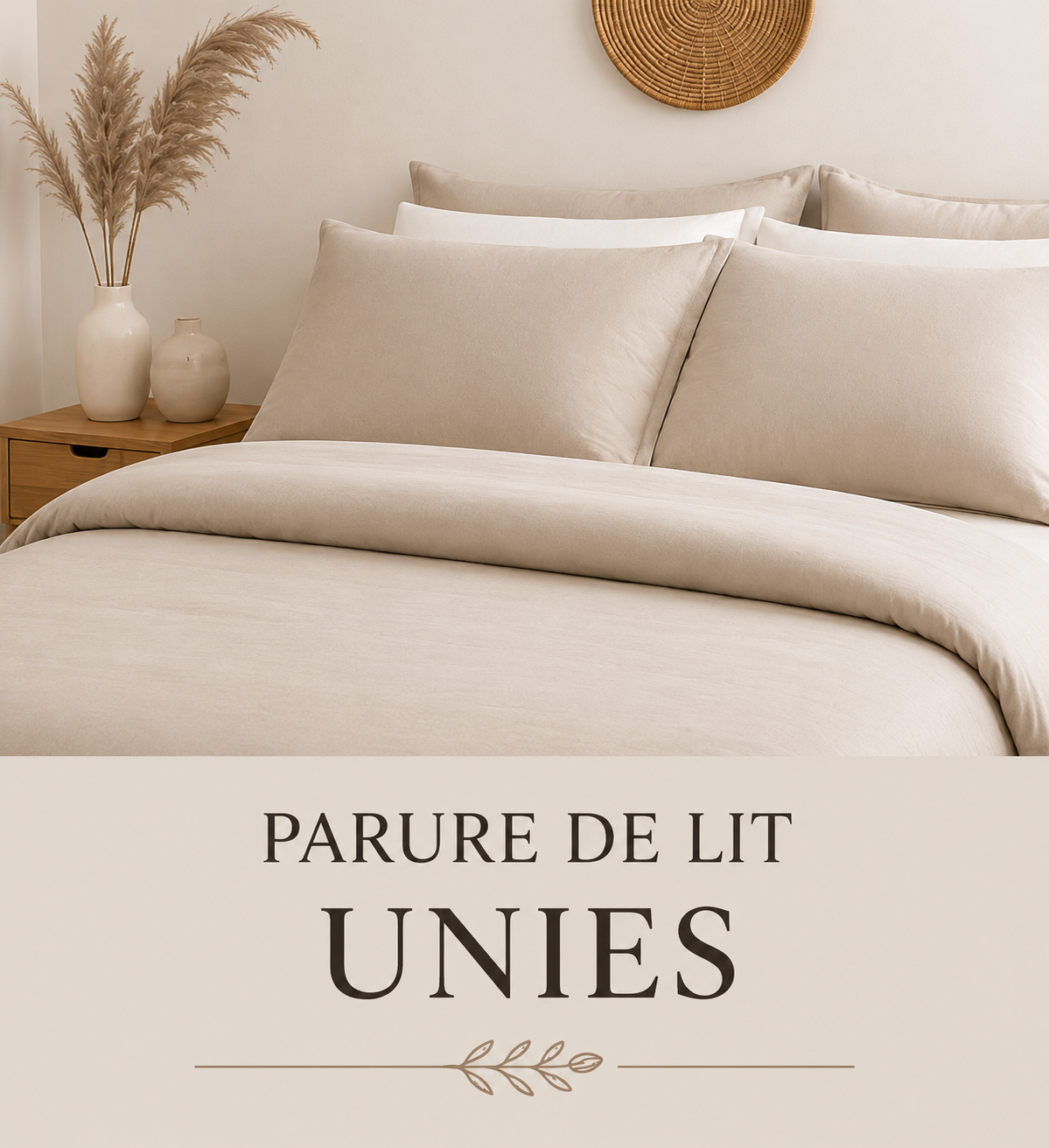 Parures de lit Unies
