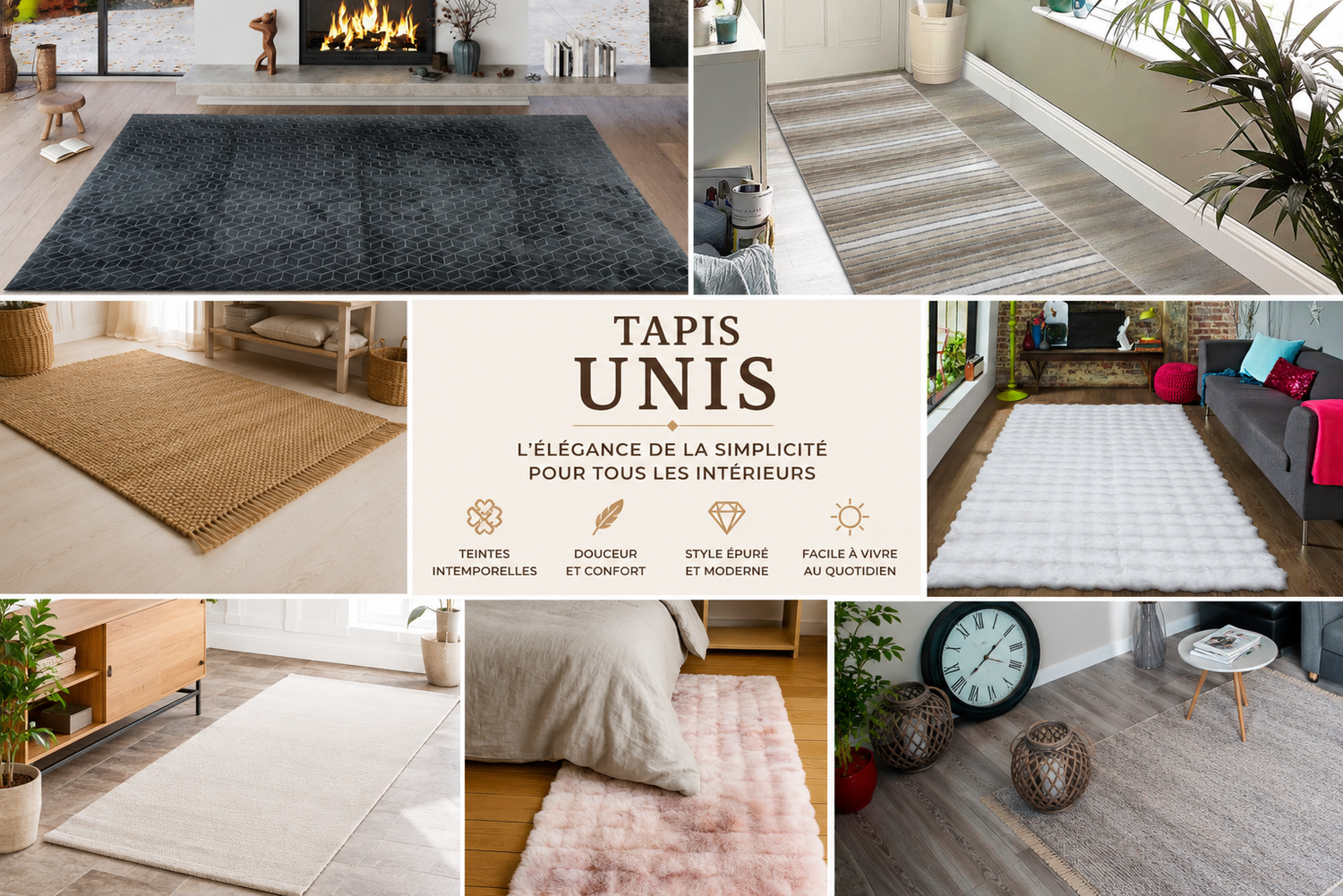 Tapis Unis