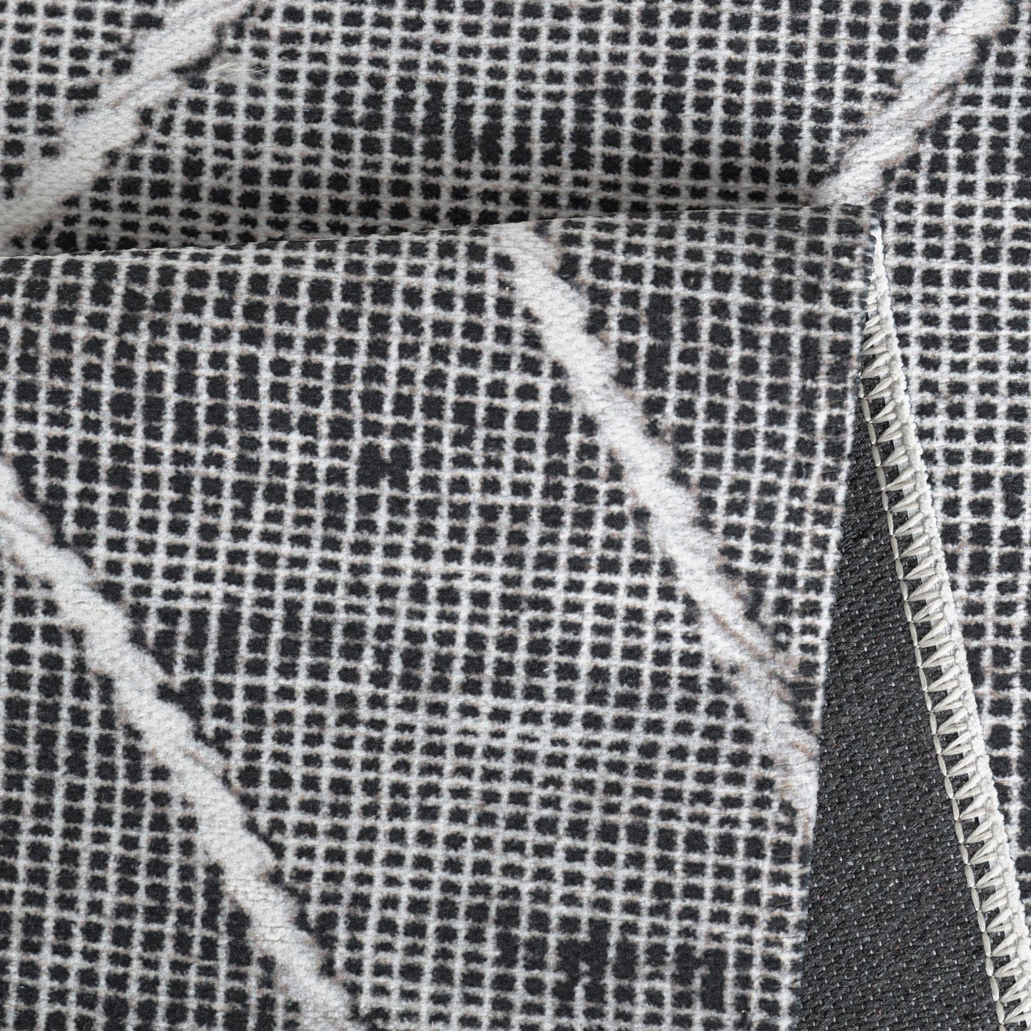 Tapis chenille lavable 1010 Anthracite