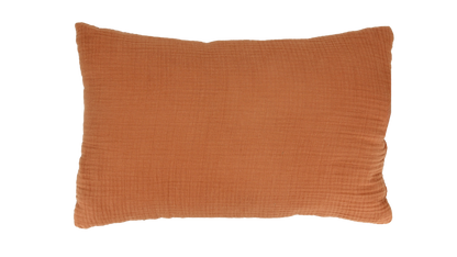 Coussin en Gaze de Coton - Camel