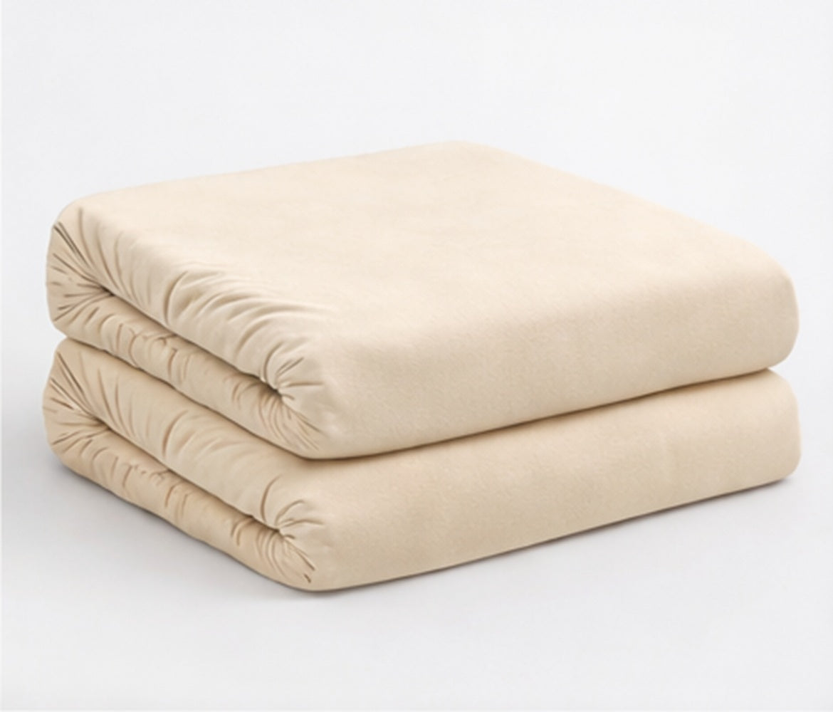 Drap housse microfibre 90x190cm en lot - Multicolore - Lot de 2