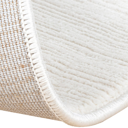 Tapis rond uni LIMA 3050 Crème – 2250 g/m²