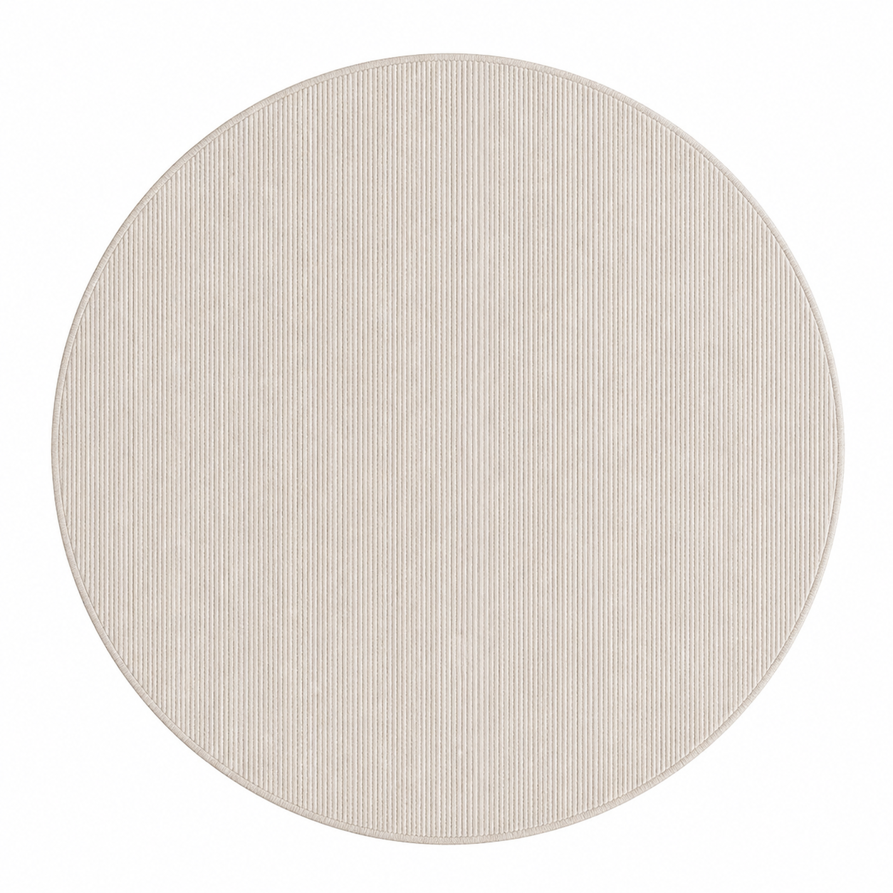 Tapis rond uni LIMA 3050 Crème – 2250 g/m²