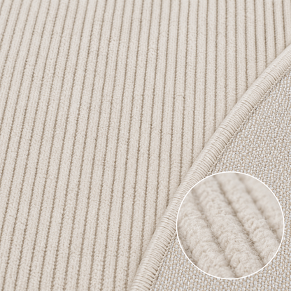 Tapis rond uni LIMA 3050 Crème – 2250 g/m²
