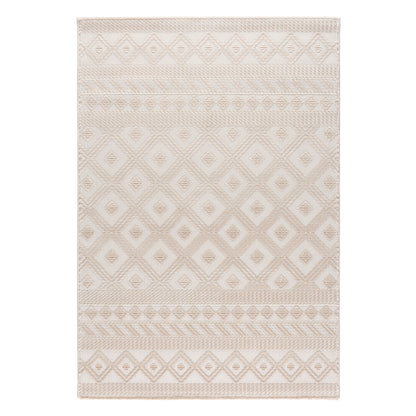 Tapis berbère LUXURY 6700 Beige à motifs géométriques
