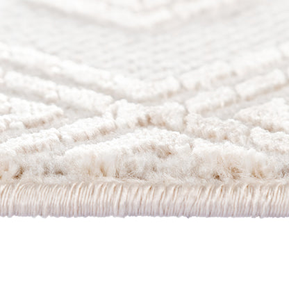Tapis berbère LUXURY 6700 Beige à motifs géométriques