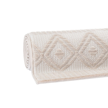 Tapis berbère LUXURY 6700 Beige à motifs géométriques