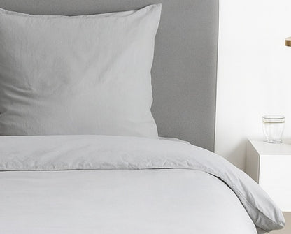 Parure de lit UNI Micro Lavée - Gris