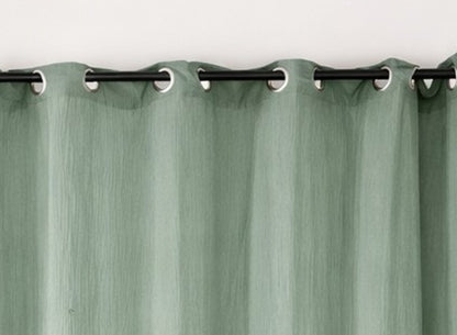 Rideau Double Gaze de Coton - Vert