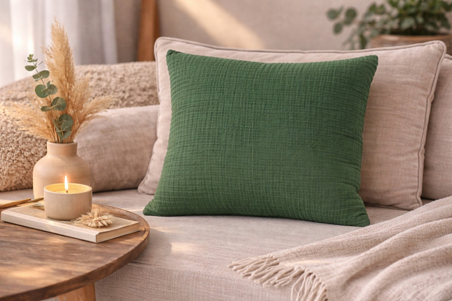 Coussin en Gaze de Coton